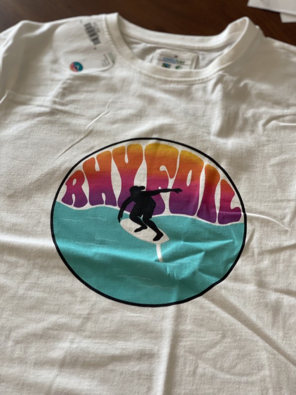 T-Shirt mit Rhyfoil-Logo